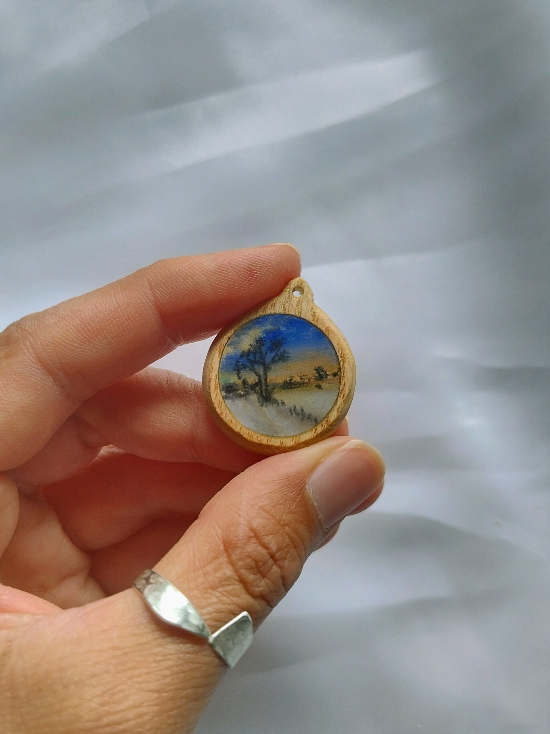 Miniaure landscape painting
